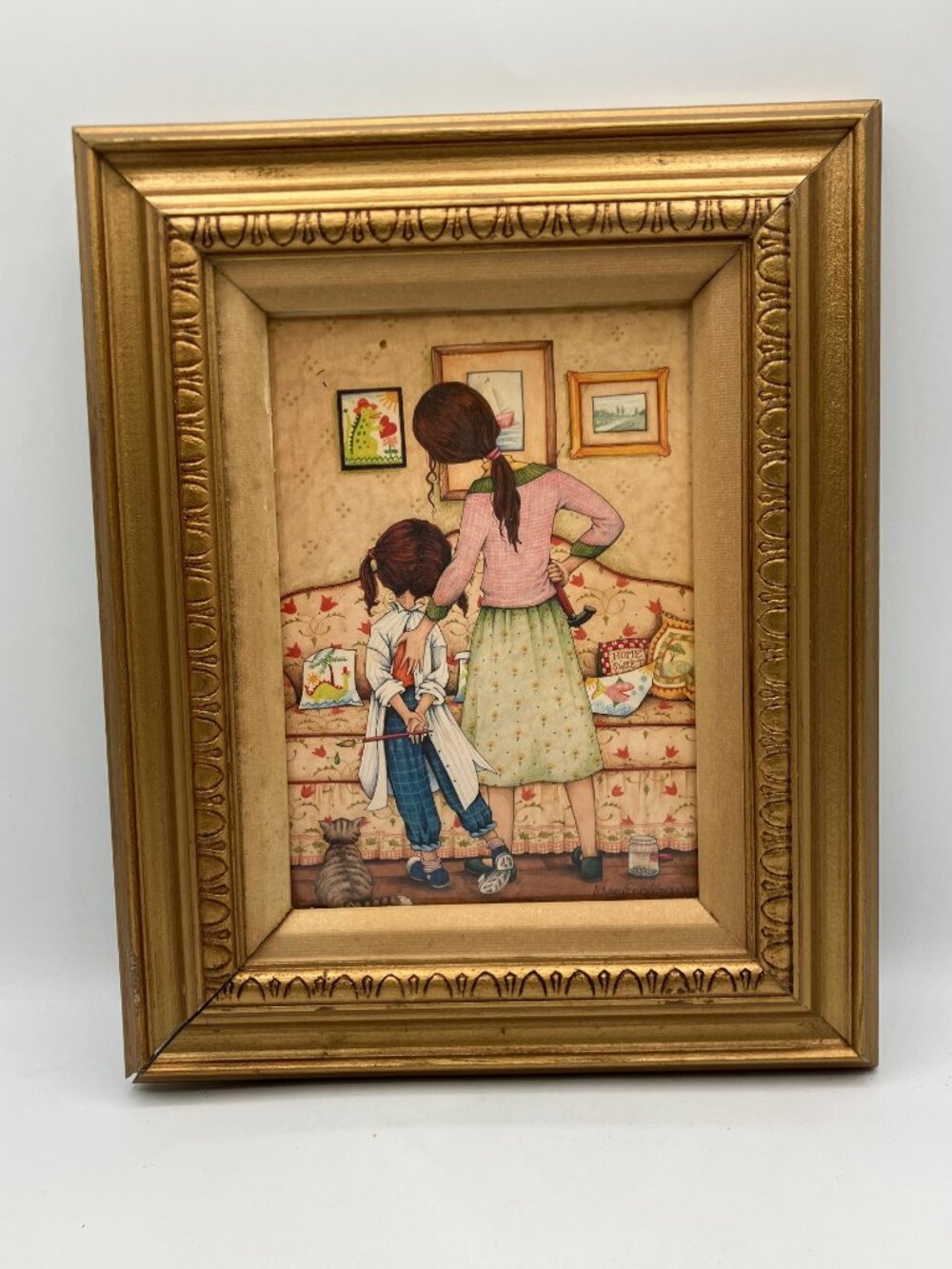 Mary Engelbreit Framed Print "Children Reinvent Your World For You" 10.75"x8.75"